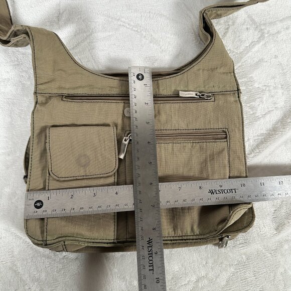 Baggallini Crossbody Bag Women Organizer Bag Pocket Zip Closure Adjustable Strap - Picture 3 of 12
